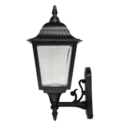 ARANDELA PARA 1 LAMPADA E27/A60 PRETO CAPRI - LUSTRES IDEAL