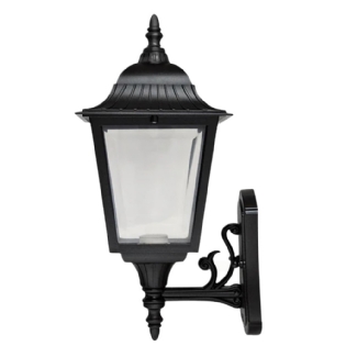 ARANDELA PARA 1 LAMPADA E27/A60 PRETO CAPRI - LUSTRES IDEAL