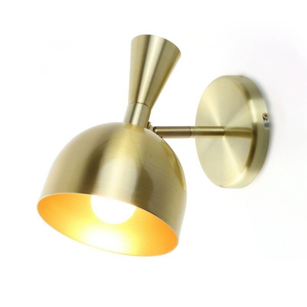 ARANDELA VENEZA PARA 1 LAMPADA E27 DOURADO LIXADO - SPOT LINE