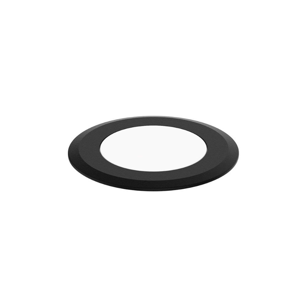 BALIZADOR LED 0,3W BIVOLT LUZ AMARELA 2700K 20LM PRETO IP66 - INTERLIGHT