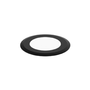 BALIZADOR LED 0,3W BIVOLT LUZ AMARELA 2700K 20LM PRETO IP66 - INTERLIGHT