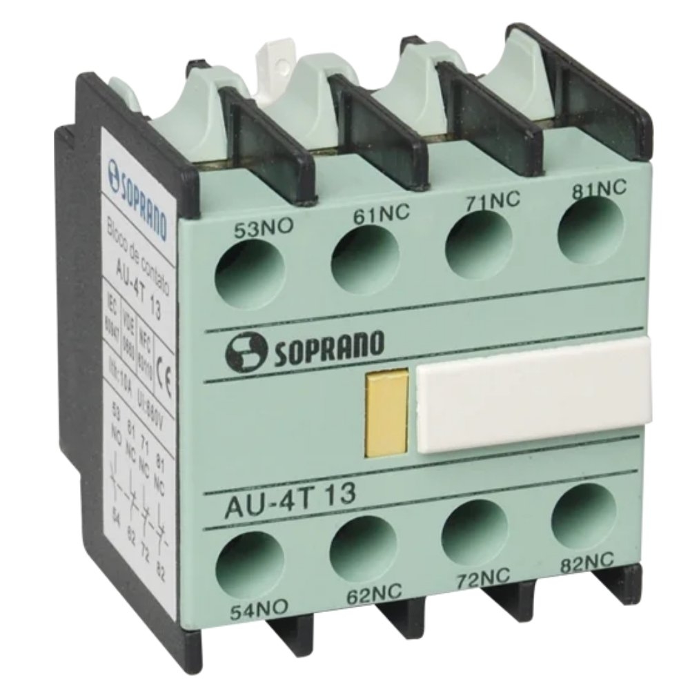 BLOCO CONTATO AUXILIAR FRONTAL 4T-22 2NA+2NF - SOPRANO