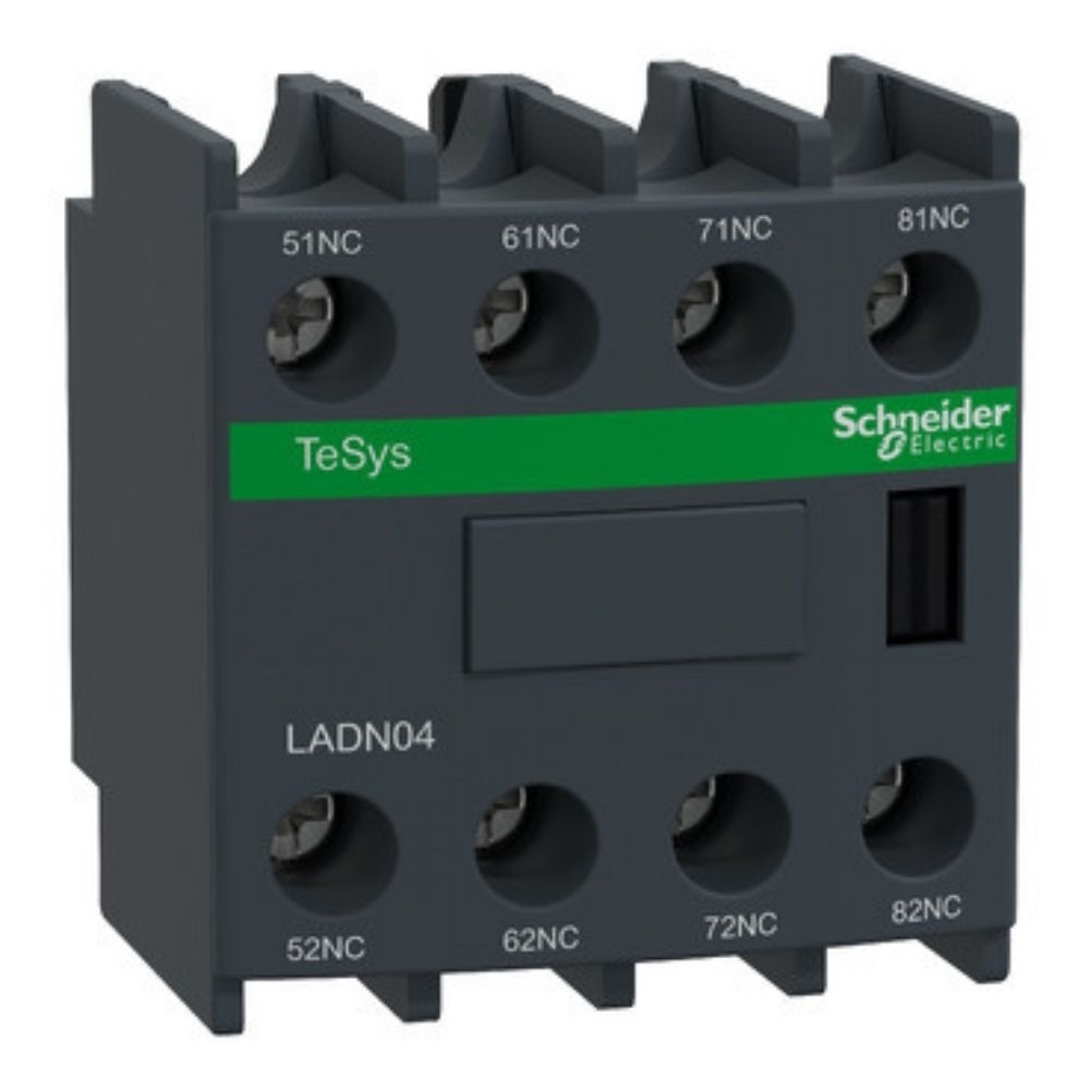 BLOCO DE CONTATO AUX FRONTAL 4NF P/LC1D/LC1F - SCHNEIDER