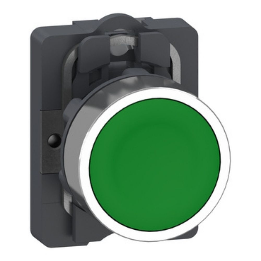 BOTAO PLASTICO FACEADO/IMPULSO 1NF 22MM VERDE - SCHNEIDER