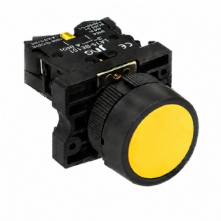 BOTAO PULSADOR AMARELO COM ILUMINACAO 220V - JNG