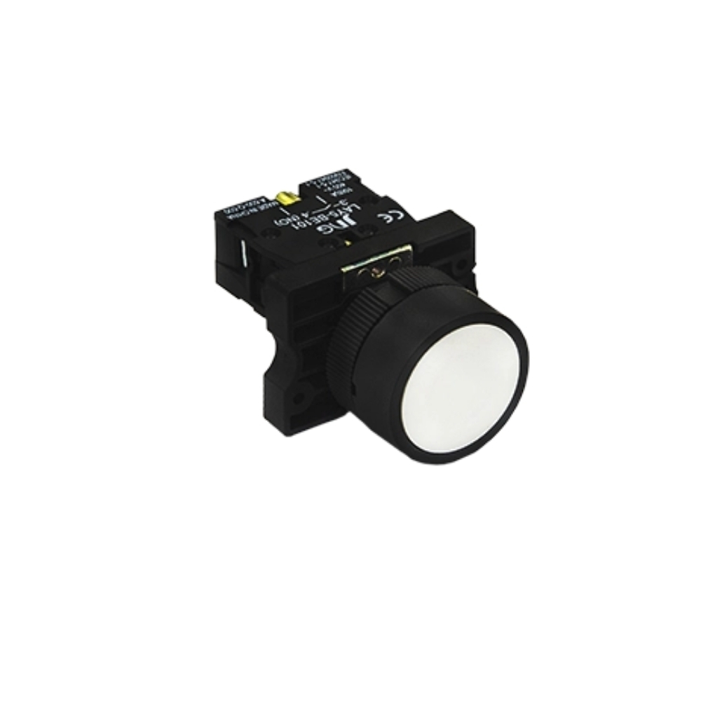 BOTAO PULSADOR BRANCO COM ILUMINACAO 220V - JNG