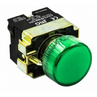 BOTAO PULSADOR VERDE COM ILUMINACAO 220V - JNG