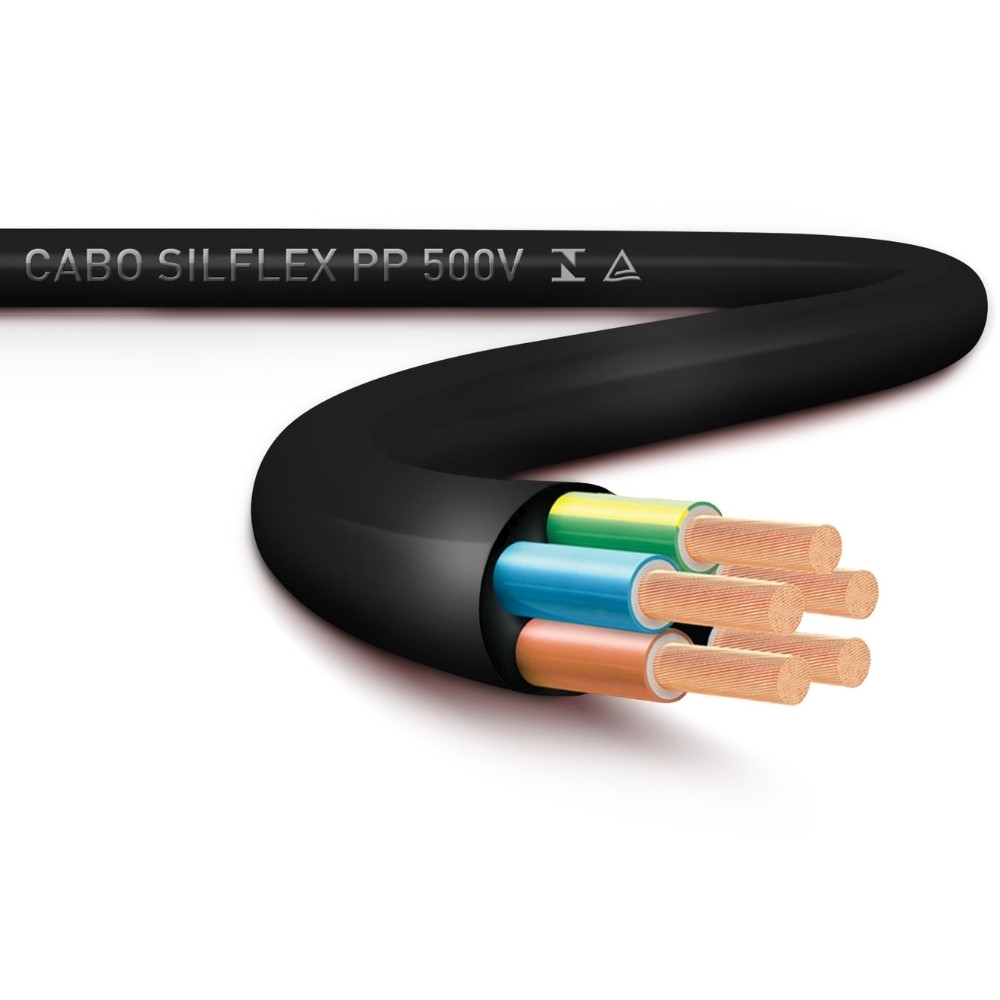 CABO PP 5X2,50MM PT/AZ LR/VD-AM/MR 300V/500V VENDIDO POR METRO - SIL