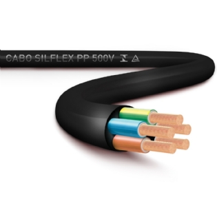 CABO PP 5X2,50MM PT/AZ LR/VD-AM/MR 300V/500V VENDIDO POR METRO - SIL