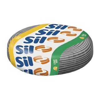 Cabo Flexivel 1,0mm 750v Rolo 100 Metros Cinza - Sil