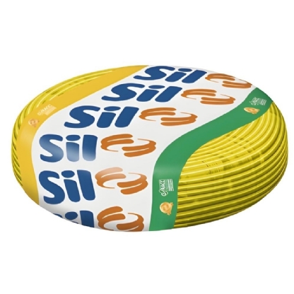 Cabo Flexivel 1,0mm 750v Rolo 100 Metros Amarelo - Sil