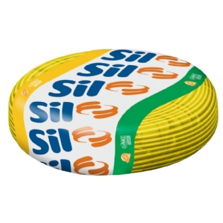 CABO FLEXIVEL 1,5MM AMARELO 750V ROLO 50 METROS - SIL