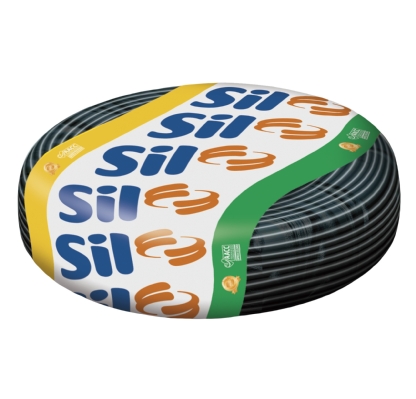 CABO FLEXIVEL 1,5MM PRETO 750V ROLO COM 10 METROS - SIL