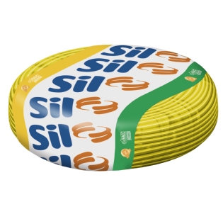 CABO FLEXIVEL 2,5MM AMARELO 750V ROLO COM 10 METROS - SIL