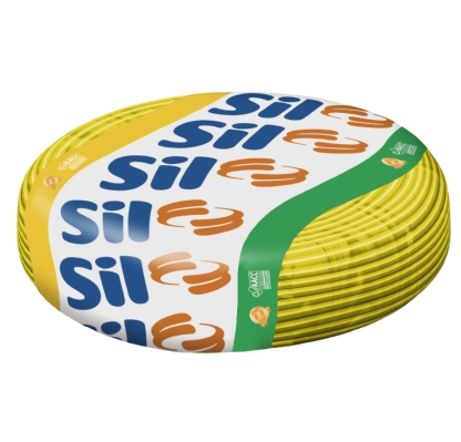CABO FLEXIVEL 4MM AMARELO 750V ROLO COM 10 METROS - SIL