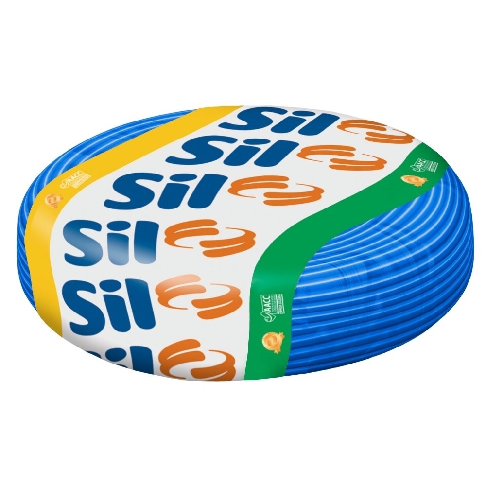 CABO FLEXIVEL 6MM AZUL 750V ROLO 50 METROS - SIL