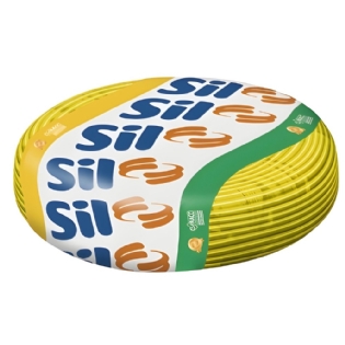 CABO FLEXIVEL 6MM AMARELO 750V ROLO 50 METROS - SIL