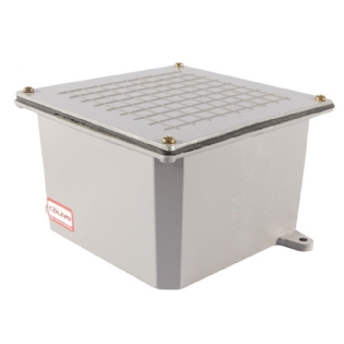 CAIXA PASSAGEM 15X15X10CM ALTA COM TAMPA - OLIVO