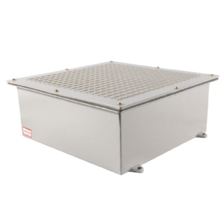 CAIXA PASSAGEM 30X30X12CM ALTA COM TAMPA - OLIVO
