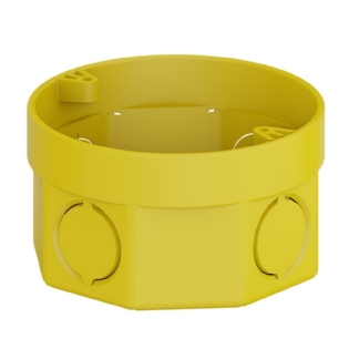 CAIXA EMBUTIR 3X3 PVC OCTOGONAL AMARELO - TIGRE