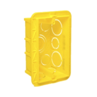 CAIXA EMBUTIR 4X2 PVC AMARELA - PIAL LEGRAND