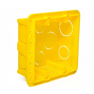 CAIXA EMBUTIR 4X4 PVC AMARELA - PIAL LEGRAND