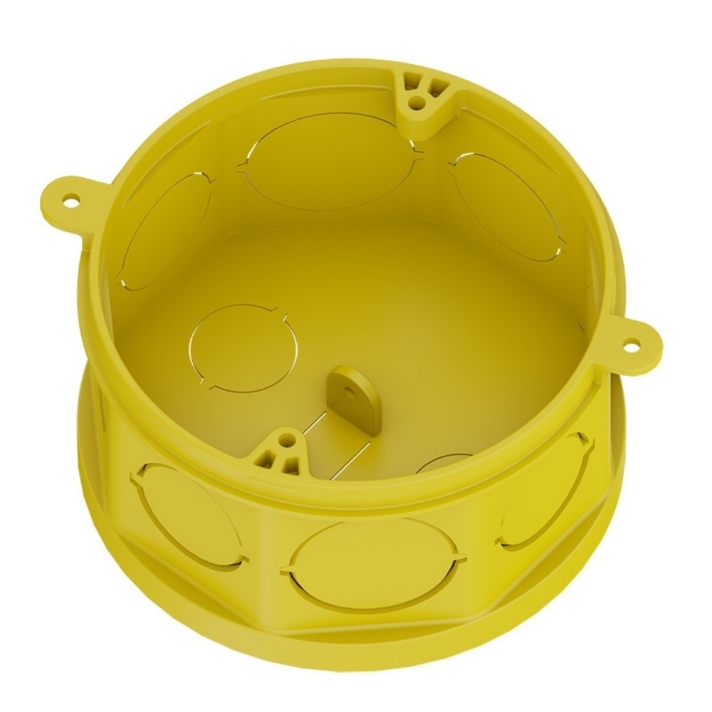 CAIXA EMBUTIR 4X4 PVC OCTOGONAL AMARELO - TIGRE