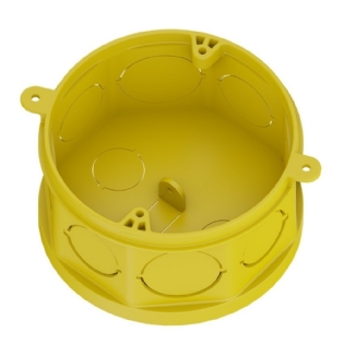 CAIXA EMBUTIR 4X4 PVC OCTOGONAL AMARELO - TIGRE