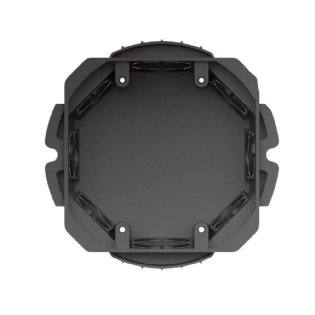 CAIXA EMBUTIR 4X4 PVC PRETO PARA BLOCO ESTRUTURAL - NANOPLASTIC