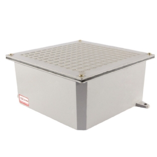 CAIXA PASSAGEM 20X20X10CM ALTA COM TAMPA - OLIVO