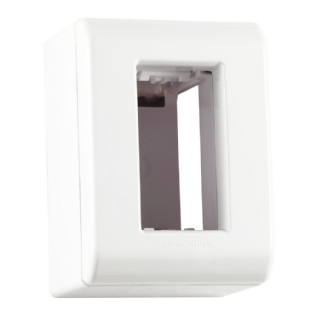 CAIXA + TAMPA 1 POSTO BRANCO LIZFLEX - TRAMONTINA