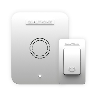 CAMPAINHA SEM FIO 56 SONS PARA TOMADA BIVOLT BRANCO - QUALITRONIX