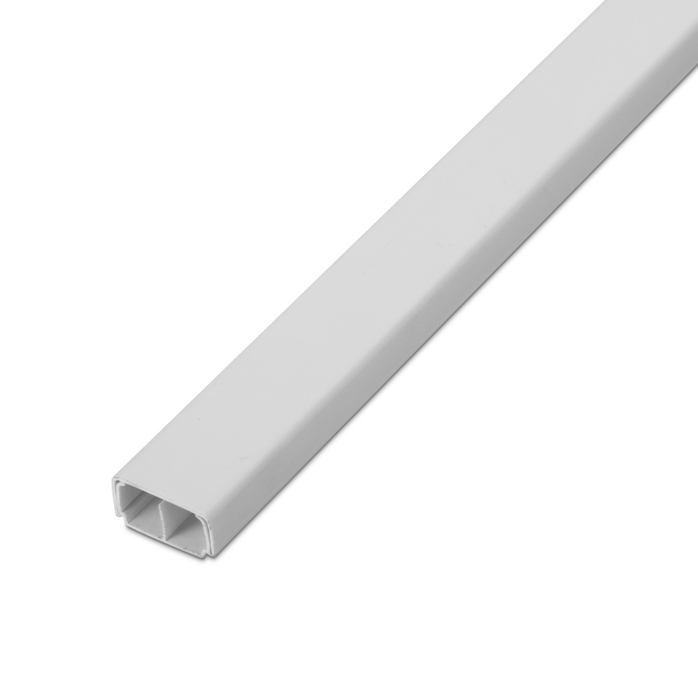 CANALETA SISTEMA X 20X10MM BRANCO 2 METROS COM ADESIVO CONDUTECK - STECK
