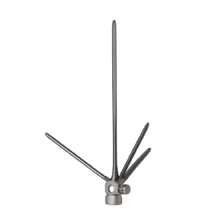 CAPTOR LATAO 35CM 1 DESCIDA CROMADO - PARATEC
