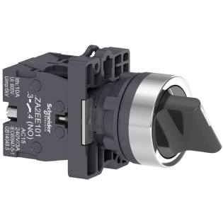 COMUTADOR COM MANOPLA CURTA 22MM 3 POSICOES RET CENT - SCHNEIDER