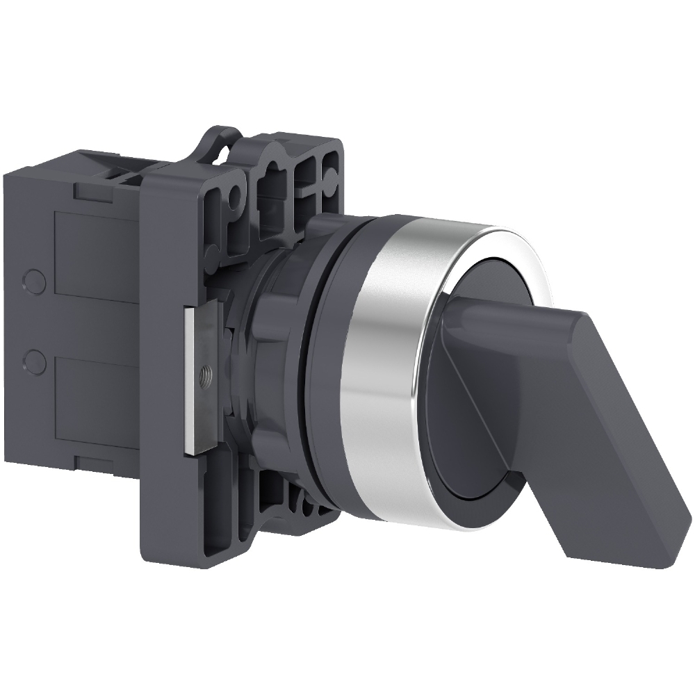 COMUTADOR COM MANOPLA LONGA 22MM 2 POSICOES FIXA 1NA - SCHNEIDER