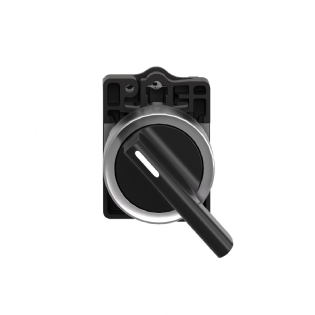 COMUTADORA COM MANOPLA LONGA 22MM 2 POSICOES FIXA 1NA+1NF - SCHNEIDER
