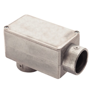 CONDULETE LB ALUMINIO 1.1/2 POLEGADA SEM ROSCA COM TAMPA CEGA - TRAMONTINA