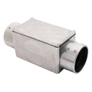 CONDULETE C ALUMINIO 2.1/2 POLEGADAS SEM ROSCA COM TAMPA CEGA - TRAMONTINA