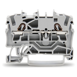 CONECTOR BORNE 2,5MM PUSH-IN CINZA - WAGO