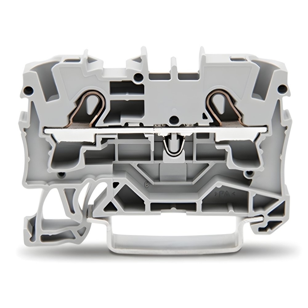 CONECTOR BORNE 4MM PUSH-IN CINZA - WAGO