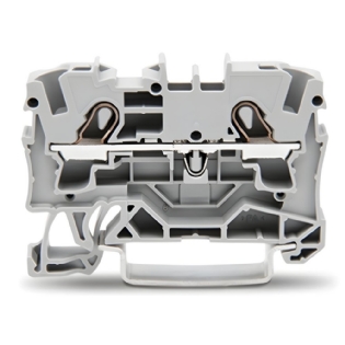 CONECTOR BORNE 4MM PUSH-IN CINZA - WAGO