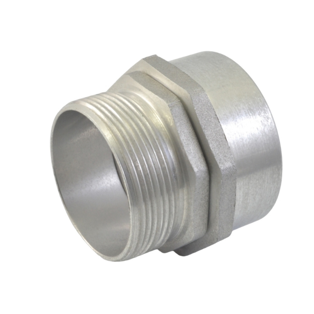 CONECTOR MACHO GIRATORIO 2 ZINCADO - DELCAFLEX