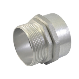 CONECTOR MACHO GIRATORIO 2 ZINCADO - DELCAFLEX