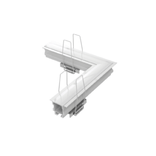CONECTOR PERFIL EMBUTIR 12MM BRANCO PAREDE/PAREDE - LUMINATTI