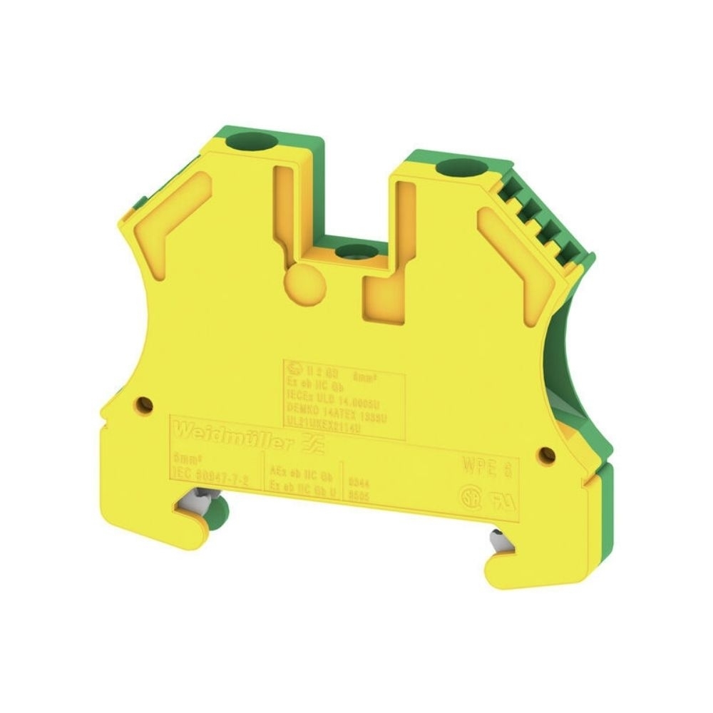 CONECTOR TERRA EK WPE 6-35MM VERDE E AMARELO - WEIDMULLER CONEXEL