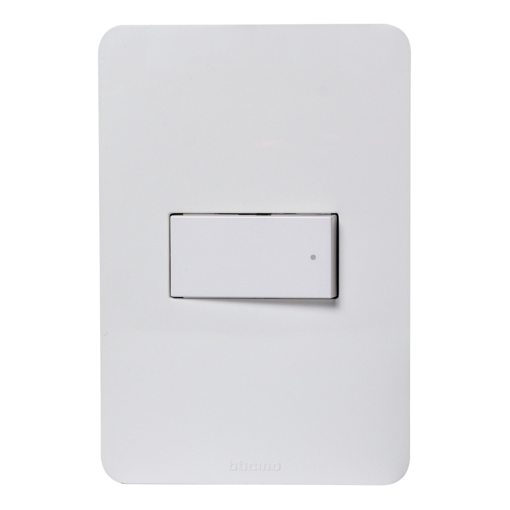 CONJUNTO 4X2 1 INTERRUPTOR SIMPLES HORIZONTAL 10A BRANCO MATIXGO - BTICINO