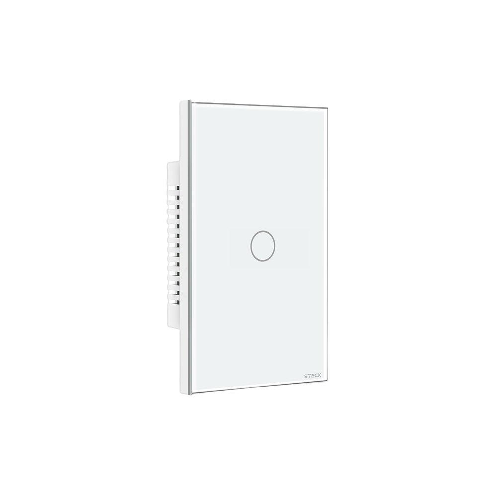 CONJUNTO 4X2 1 INTERRUPTOR TOUCH BRANCO WI-FI AMBIENTE CONECTADO - STECK