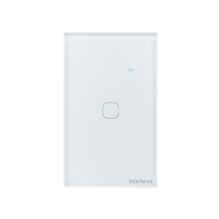 CONJUNTO 4X2 1 INTERRUPTOR TOUCH BRANCO WIFI SMART - INTELBRAS