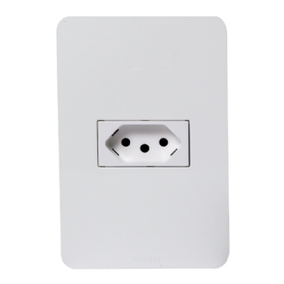 CONJUNTO 4X2 1 TOMADA 2P+T 20A BRANCO MATIXGO - BTICINO